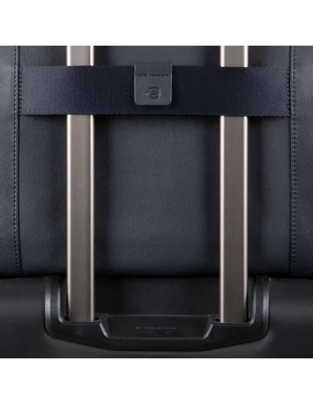 Piquadro Dioniso Expandable leather  briefcase