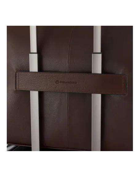 Cartella in pelle Piquadro Harper marrone