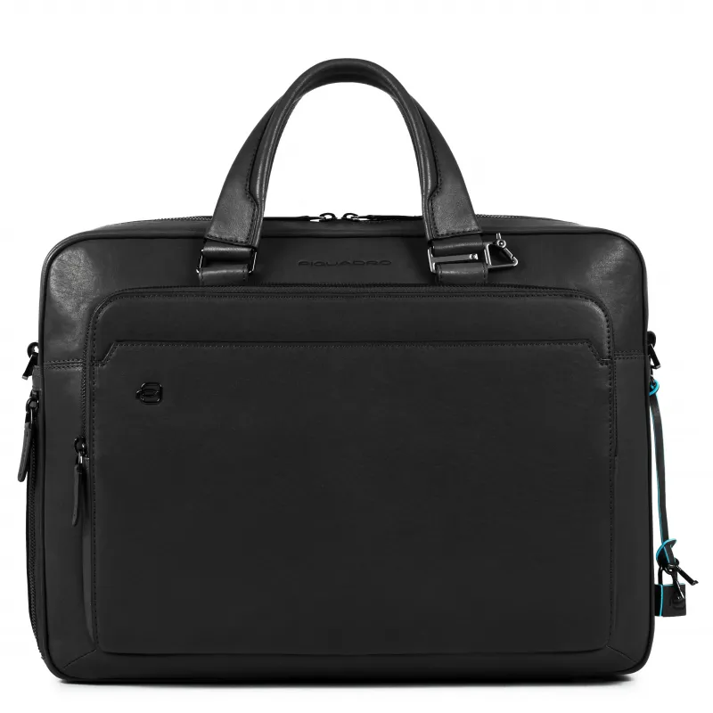 Small laptop and iPad® briefcase with two handles CA4027B3