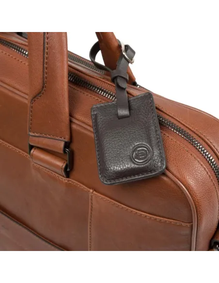 Small laptop and iPad® briefcase with two handles CA4027B3