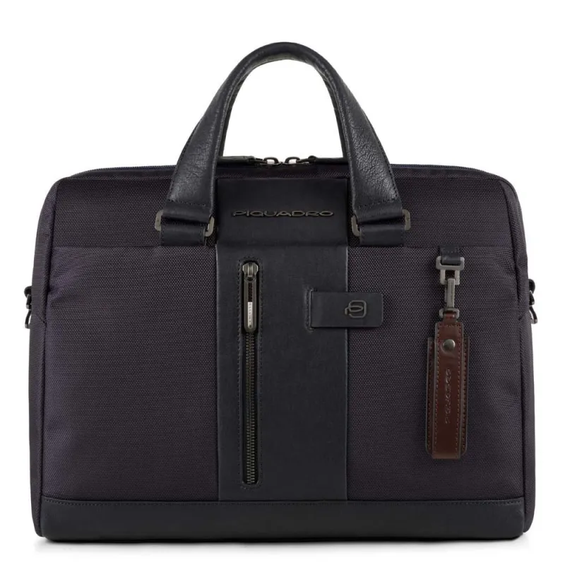 Briefcase 2 Handles with Notebook Holder Brief Blue