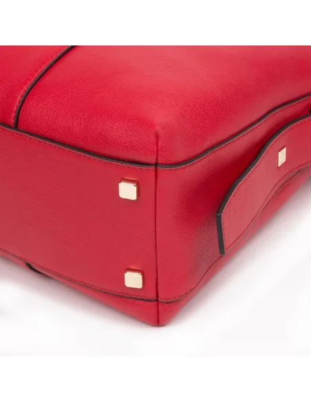 Aktentasche für Damen mit zwei Griffen Circle Rot