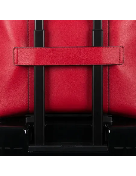 Laptop and iPad® portfolio briefcase Circle Red