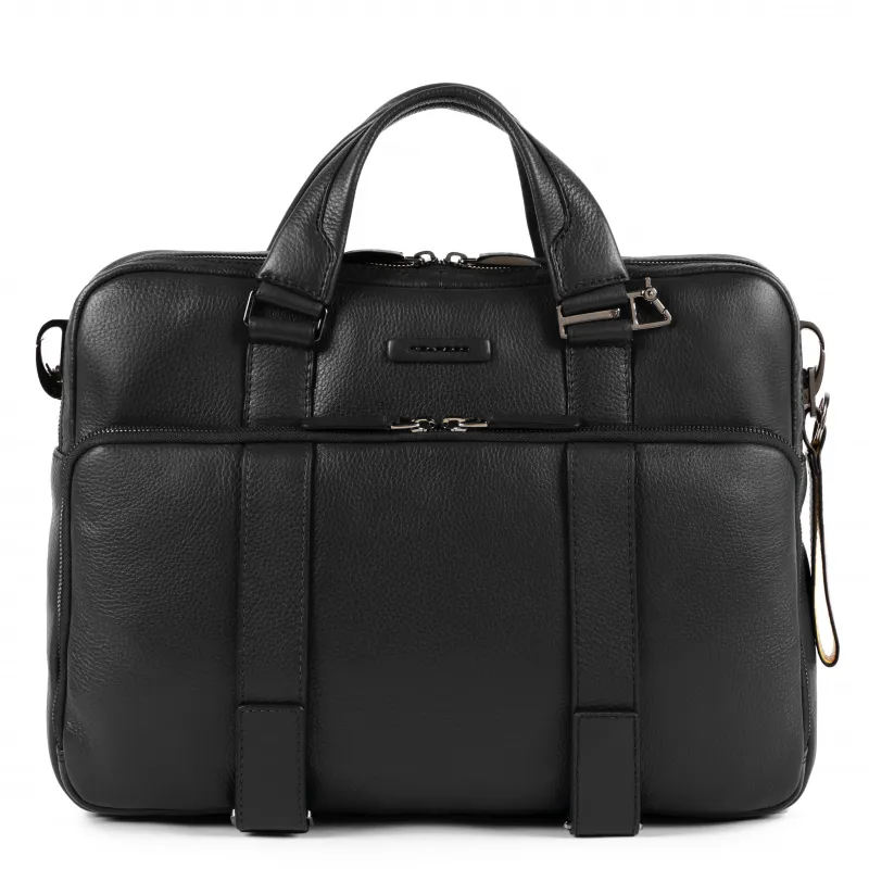 Leather briefcase with two handles Modus Restyling CA4896MOS