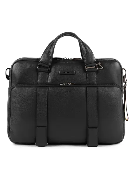 Leather briefcase with two handles Modus Restyling CA4896MOS