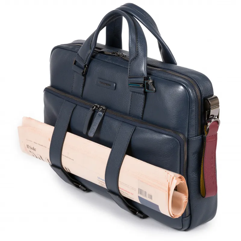 Leather briefcase with two handles Modus Restyling CA4896MOS 2