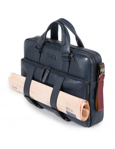 Leather briefcase with two handles...