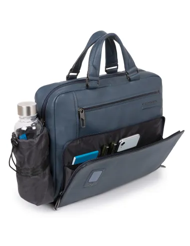 Cartella due manici Piquadro Akron Blu