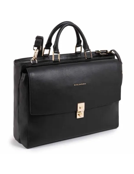 Laptop portfolio briefcase Dafne Black