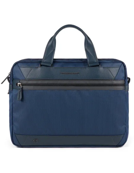Laptop portfolio briefcase Piquadro Trakai Blue