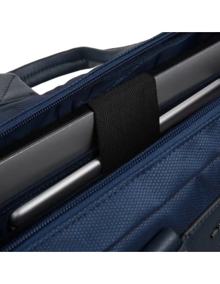 Laptop portfolio briefcase Piquadro Trakai Blue