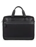 Piquadro Trakai Laptop portfolio briefcase Black