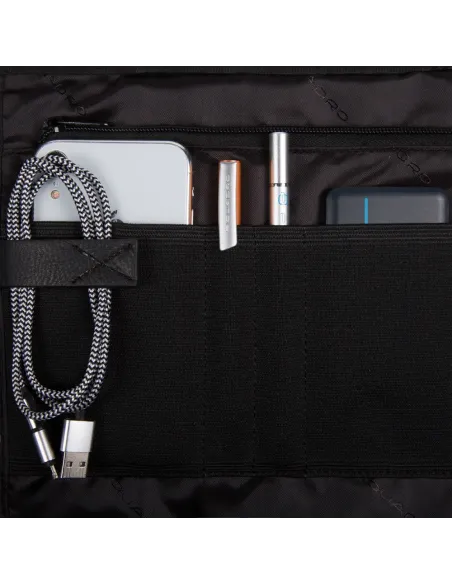 Piquadro Trakai Laptop portfolio briefcase Black