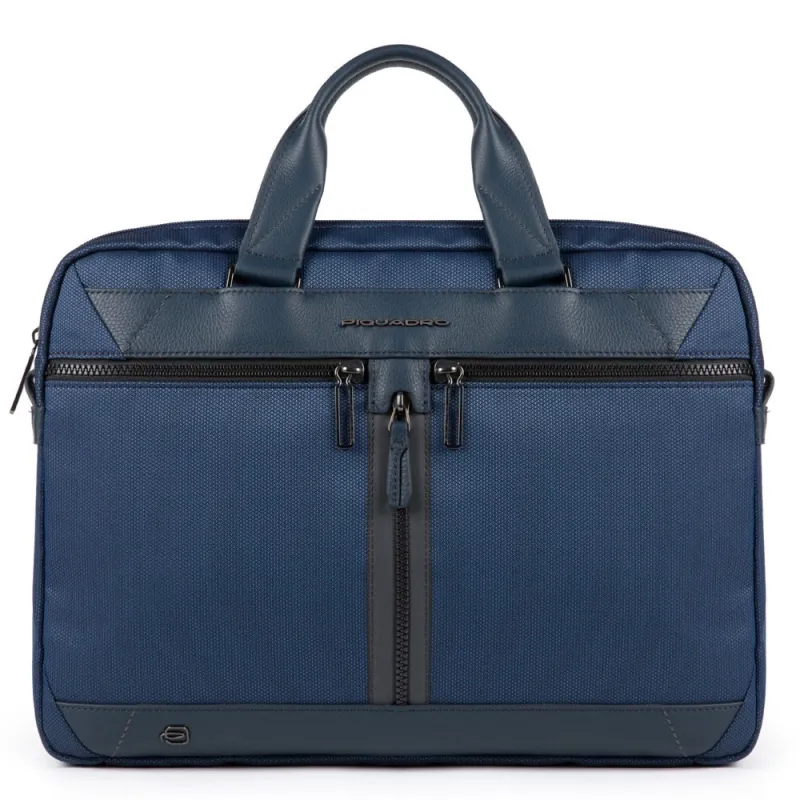 Fast-check, computer briefcase Piquadro Trakai Blue