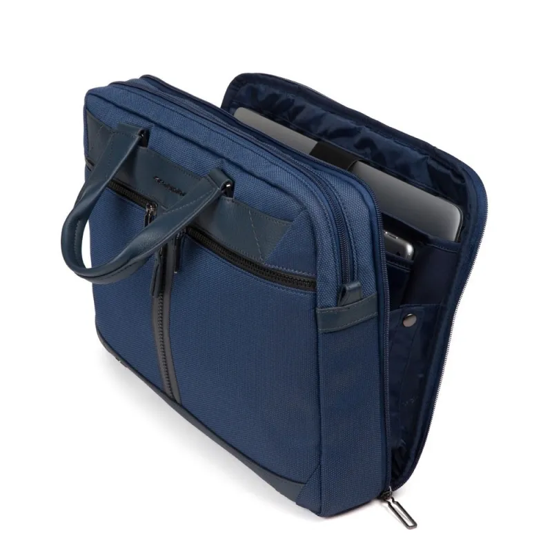 Fast-check, computer briefcase Piquadro Trakai Blue 2