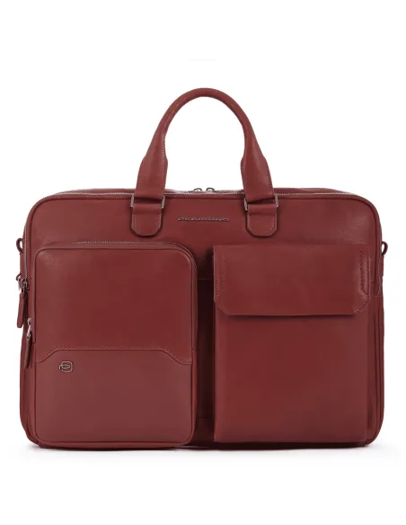 Piquadro Martin Fast-check Laptoptasche mit iPad®Pro 12,9-Fach Braun