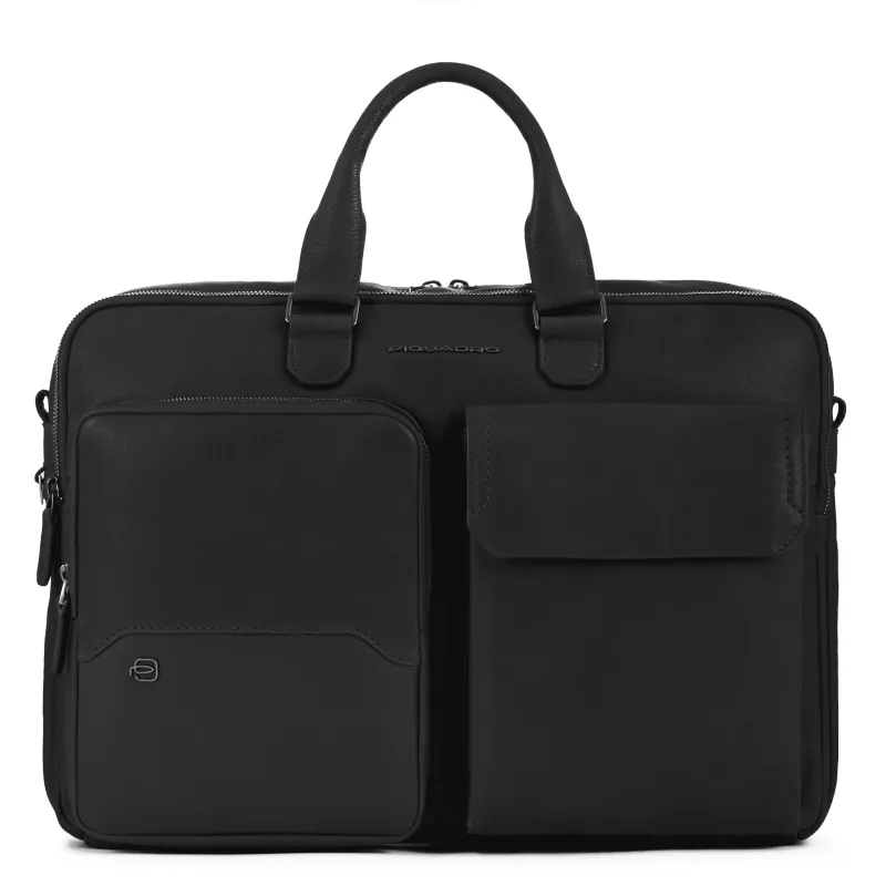 Computer fast-check portfolio briefcase Martin Black