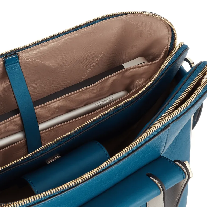 Women's business bag with two zipped compartments Circle... 2