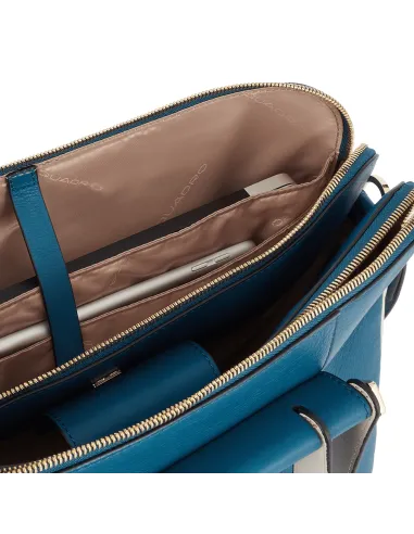 Cartella in pelle a due scomparti...