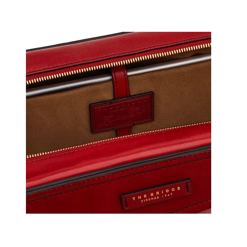 The Bridge Angela briefcase Red 2