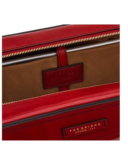 The Bridge Angela Aktentasche mit zwei Griffen Rot