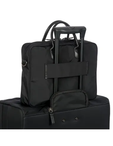 Cartella in tessuto e pelle Brics...