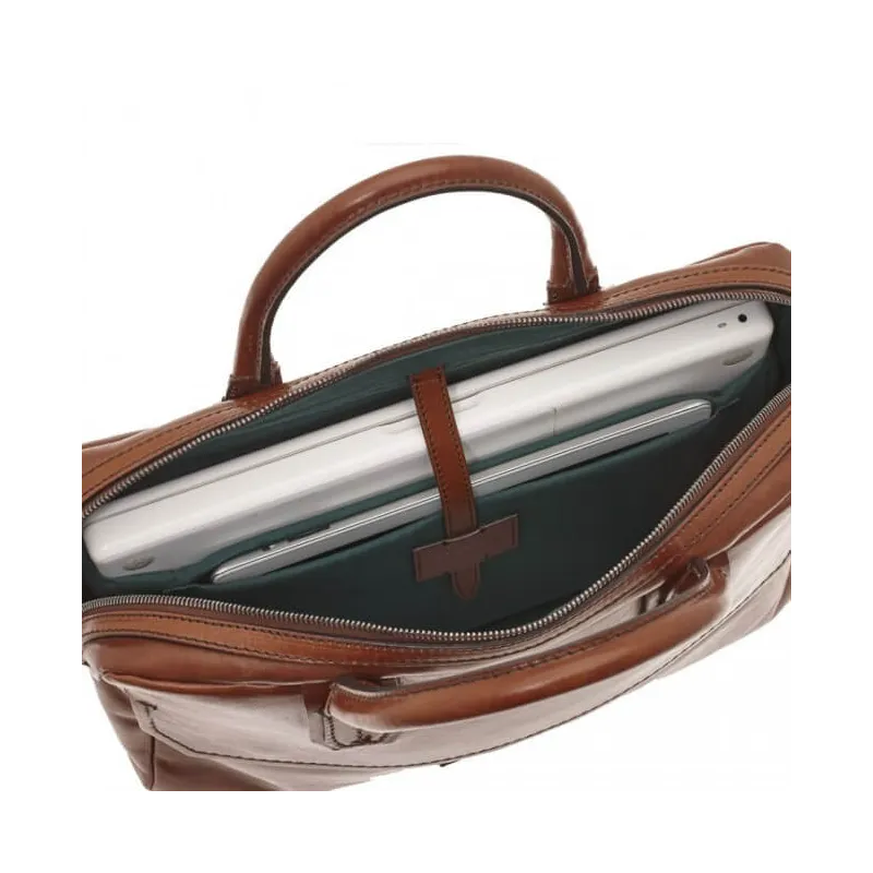 The Bridge Williamsburg Laptop briefcase Brown 2