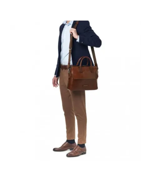 The Bridge Williamsburg Laptop briefcase Brown