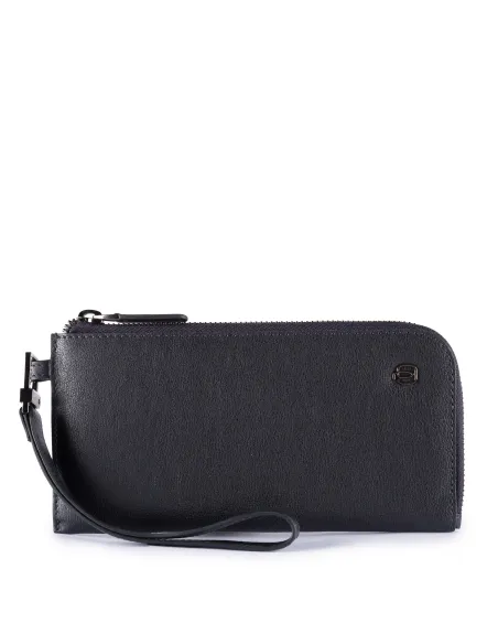 Slim smartphone wristlet wallet B3 blue