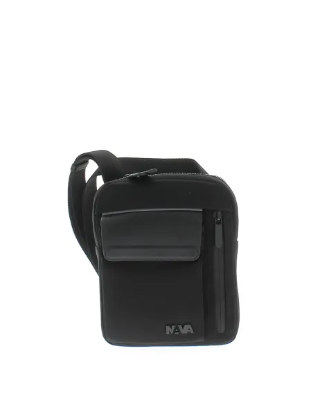 Nava Metro fabric and leather crossbody bag