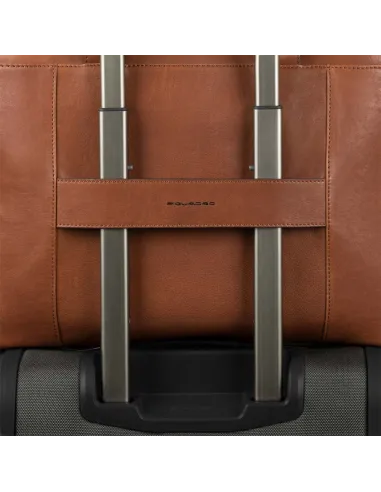 Laptop and iPad® briefcase Black Square