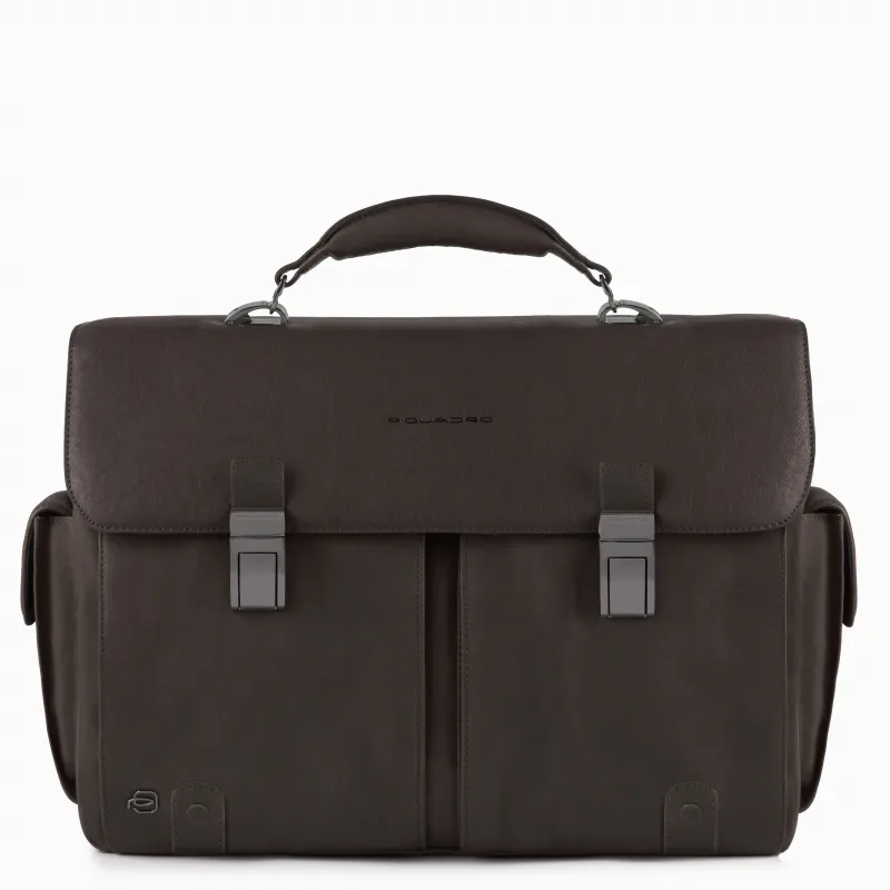 laptop and iPad® leather briefcase B3