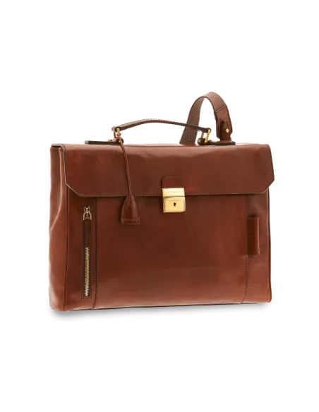 The Bridge Leather Briefcase