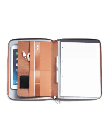 Portablocco con zip Nava Arancio