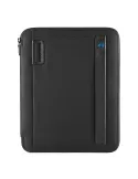 Slim zip-around A4 Notepad holder P16 black