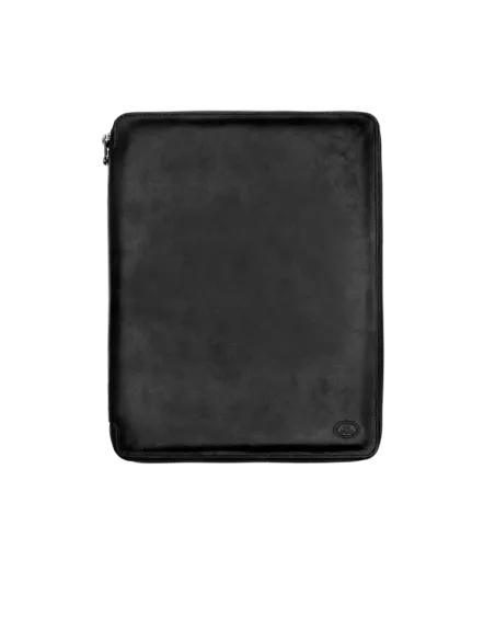 The Bridge Notizblockhalter aus Leder Schwarz