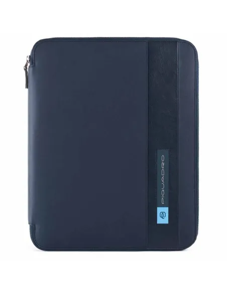Zip-around A4 notepad holder Stationery Bios blue