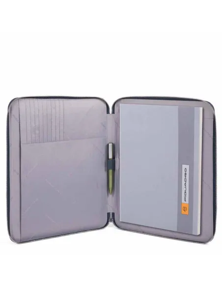 Zip-around A4 notepad holder Stationery Bios blue