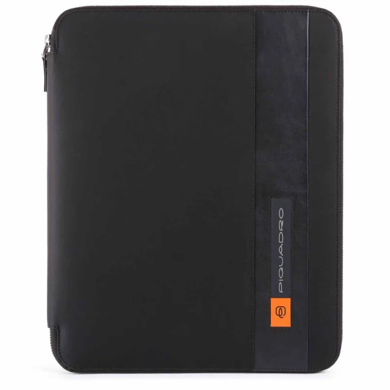 Zip-around A4 notepad holder Stationery black