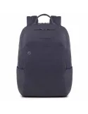 Piquadro B3 Leather PC Backpack Blue