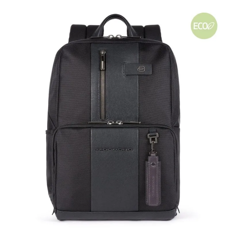 Piquadro Brief2 Laptop backpack in recycled fabric