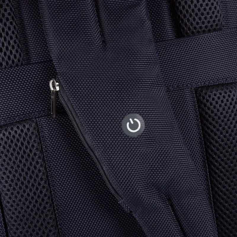 Brief 2 Medium Rucksack mit LED-Licht blau 2