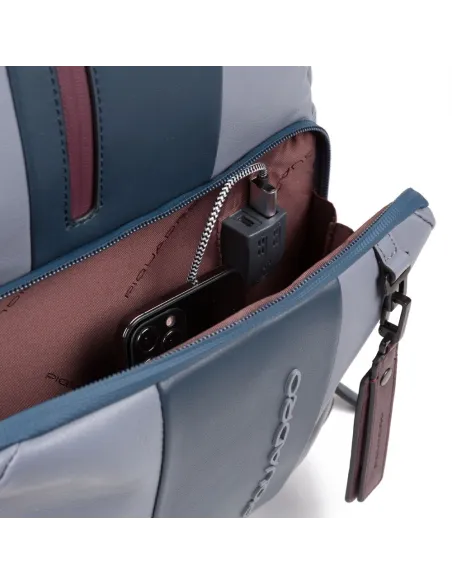 Lederrucksack mit Anti-Diebstahl-Kordel Urban