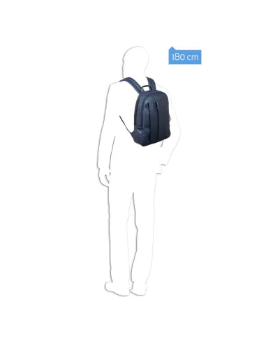 14"-Laptop-Lederrucksack Pulse