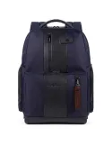 Laptop, fastcheck backpack in recycled fabric Brief 2 blue