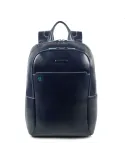Piquadro Blue Square Leather Backpack