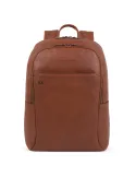 Piquadro Black Square large leather backpack