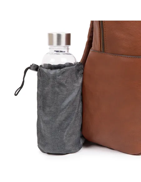 Piquadro Black Square großer Lederrucksack