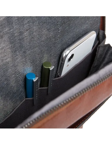 Piquadro Black Square large leather...