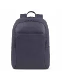 Big size, computer backpack Black Square blue
